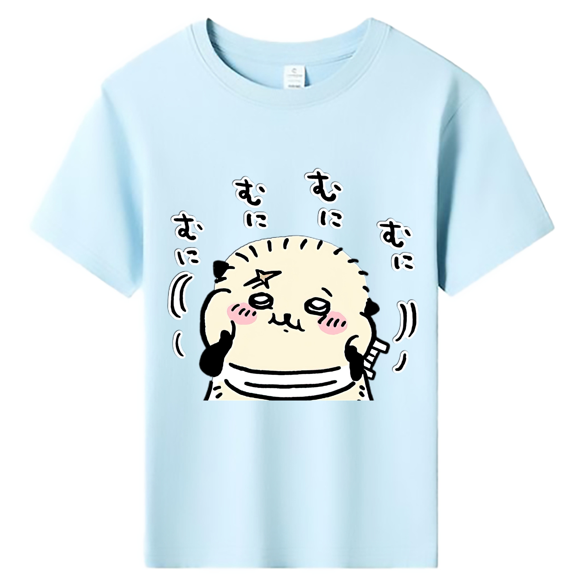 （画像用） ちいかわ ラッコ Chii-kawa Sea otter 綿100％キッズTシャツ（フロントプリント）